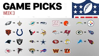 Week 3 Game Picks [upl. by Fifine]