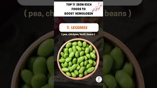 TOP 11 iron rich food sources to boost haemoglobin in vegetarian vegan and nonvegetarian [upl. by Leroi]