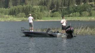 On the Water Coverage Part 1 of ABA Bass Tournament on Lake Coeur dAlene at Harrison Bay [upl. by Anyahc]