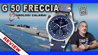 Un orologio con lacciaio degli F104 G50 Freccia by Calamai [upl. by Nnyleimaj]