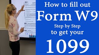 W9 Tax Form  How to fill out a Form W9 Tax Form W9 and the 1099 Form W9  W9 Tax Form Explained [upl. by Lewanna69]