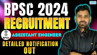 BPSC AE 2024 VACANCY OUT  Syllabus Exam Pattern amp Salary  Complete Details [upl. by Johnsson920]