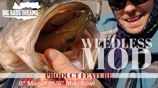 Fishing and Rigging the Megabass Magdraft Weedless [upl. by Whitnell146]