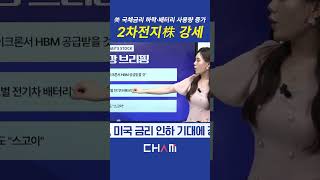 참투자자문 美 국채금리 하락·배터리 사용량 증가 2차전지株 강세 [upl. by Pacorro892]