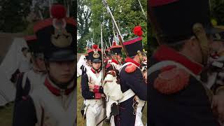 Waterloo Reenactment 2018  French Infantry [upl. by Fairley]