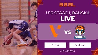 KK Viimsi 2009 vs BC Kalev CramoKK Sokud 2009  BBBL Boys U16 [upl. by Livia]