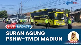 Suran Agung PSHWTM 2024 di Madiun Polres Ponorogo Bersiaga di Perbatasan Mlilir Hentikan Motor [upl. by Bertine]