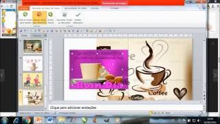 Como fazer montagem de fotos no power Point [upl. by Nelrsa365]