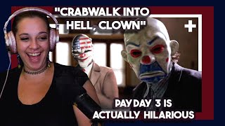 Bartender Reacts Crabwalk into Hll Clown PAYDAY 3 is actually Hilarious by SMii7Yplus [upl. by Nilyram]