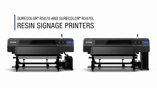 SureColor R5070 and R5070L  Consistent HighQuality Signage Printing [upl. by Oijres]