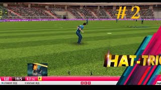 Hat Trick on Jasprit bumrah best bowling in jasprit bumrah cricketgame trending youtubeshorts [upl. by Aneehsirk]