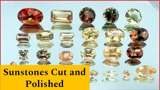 Sunstone Cutting Process from Start to Finish [upl. by Kcirdehs]