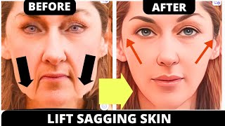 🛑 ANTIAGING FACE EXERCISES FOR SAGGING SKIN JOWLS NASOLABIAL FOLDS FOREHEAD LINES MOUTH LINES [upl. by Leifeste]