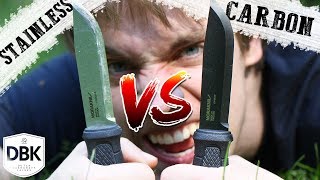 Mora Garberg Black VS Mora Garberg Stainless  The most Popular Knife got an Upgrade [upl. by Ireva]