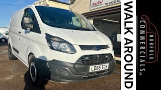 Walk around video for a Ford Transit Custom 310 L1 20 TDCi 130ps Low Roof Van [upl. by Assenal]