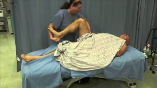 Draping Techniques  Sandra Stone  Broward College Massage Therapy Program [upl. by Dremann]