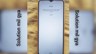 couldnt enrol your phone contact support if the problem continues error code 5101 SOLUTION VIDEO [upl. by Bolanger]