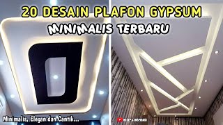 20 DESAIN PLAFON GYPSUM MINIMALIS TERBARU [upl. by Hamimej]