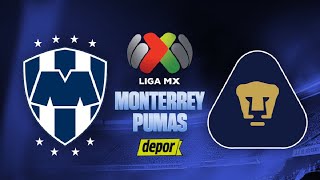 🔥🔥🔥Monterrey 🔵⚪🔵 Vs Pumas UNAM 🔵🟡⚪️ l Liga MX 🇲🇽⚽️ Apertura l Jornada 13🔥🔥🔥 [upl. by Anila]