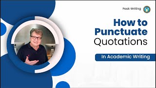 How to Punctuate Quotations in APA [upl. by Schlicher]