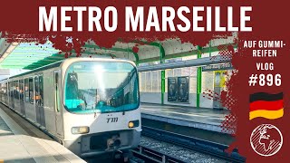 Die Metro von Marseille  TripReport  Vlog 896 [upl. by Anikes]