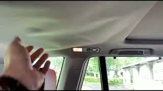 Best and easiest way to repair BMW headliner [upl. by Nalyr]