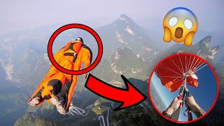 Terrifying Wingsuit Flight Fails Caught On Camera 2021 [upl. by Aitenev]