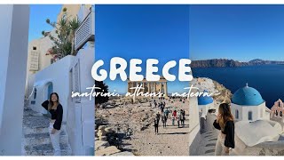 greece vlog athens santorini meteora [upl. by Meggy]