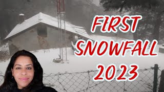 First Snowfall of The Year 2023  Nainital [upl. by Gaul]