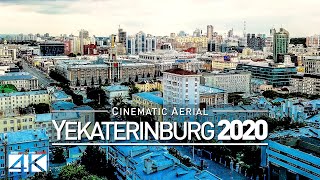 【4K】Drone Footage  YEKATERINBURG  Russia 2019  Cinematic Aerial Film  Екатеринбург Россия [upl. by Akienom]