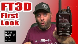 Yaesu FT3D System Fusion HT  First Look [upl. by Douville]