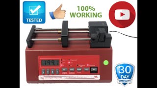 New Era NE 300 Syringe Pump Tested Working Video New Era in1426 9 [upl. by Arvell]