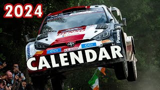 WRC´s 2024 Calendar  Everyone ready for a new season [upl. by Lehcsreh]