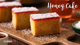 Eggless Honey Cake  Bakery Style Honey Cake [upl. by Asyal897]