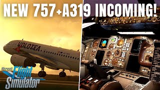 BRAND NEW BOEING 757 amp AIRBUS A319 PREVIEWS ► MICROSOFT FLIGHT SIMULATOR 2022 ► NEW AIRLINERS [upl. by Naillik326]