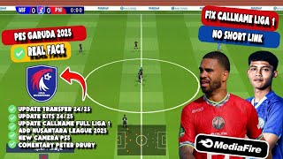 Rilis PES GARUDA Fix CallnameFull LIGA 123 amp 4 Fix Nusantara League 2025 [upl. by Letreece]