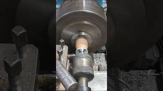 Aluminium washer surfacing lathe machine short shorts [upl. by Januisz]