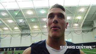 UConn QB Bryant Shirreffs on Balancing Fatherhood Football amp School [upl. by Theressa]