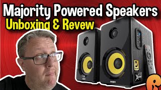 Majority D40X Powered Speakers Unboxing amp Review [upl. by Adriana]