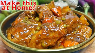 Ang Sarap 💯👌 How to Make Delicious Chicken Recipe ✅ Authentic Chicken afritada Step by Step [upl. by Arretak767]