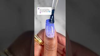 💜 easynailart ombrenails glitternails shorts naildesign [upl. by Sascha]