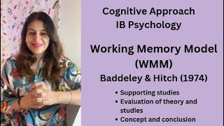 Working Memory Model WMMCognitive Approach IB Psychology ib psychology [upl. by Naujud]