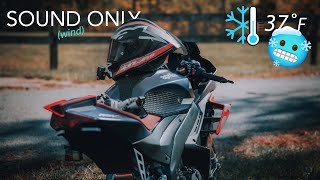 Quick Chilly Morning Ride 🥶  Aprilia RSV4 [upl. by Adnilev482]