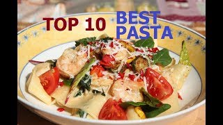 TOP 10 TASTIEST PASTA DISHES 2018 [upl. by Snoddy]