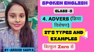 Adverb  Its’s types amp Examples Parts of Speech spokenenglish youtubevideos [upl. by Harrow]