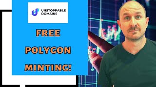 How To Mint amp Claim Domains For Free on Polygon  Unstoppable Domains Tutorial [upl. by Llerdnad388]