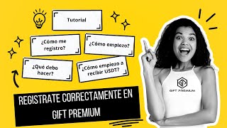 GIFT PREMIUM ¡Regístrate Correctamente [upl. by Oniram]