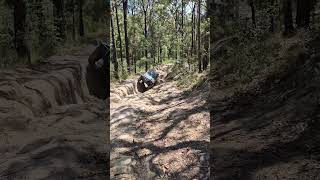 Gq patrol crawling some big washouts shorts patrol crawling killingworth treps offroad 4x4ing [upl. by Trula]