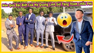 Quanglinhvlogs  Bất Ngờ Với Món Quà Đặc Biệt Của Mẹ Quang Linh Gửi Sang Tặng TEAM CHÂU PHI [upl. by Esma969]