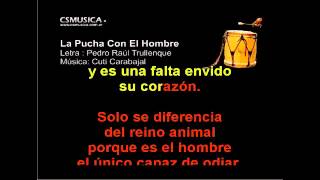 Folklore La pucha con el hombre Karaoke [upl. by Vyse]